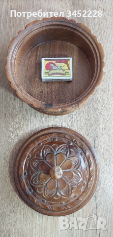 Дърворезба кутия за ценители отлична , снимка 7 - Декорация за дома - 54109255