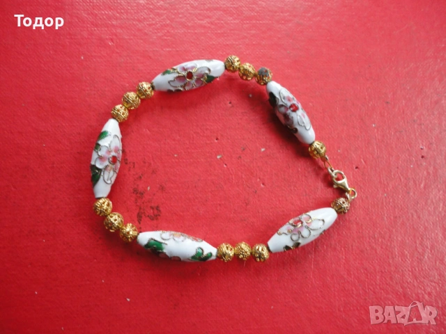 Луксозна позлатена сребърна гривна 925, снимка 7 - Гривни - 53300307