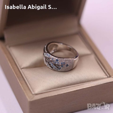 Ръчно изработени пръстени със сапфири, снимка 2 - Пръстени - 31805961