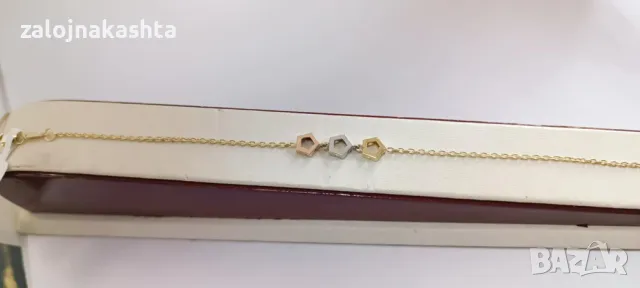 Нова-Златна гривна-1,78гр/14кр