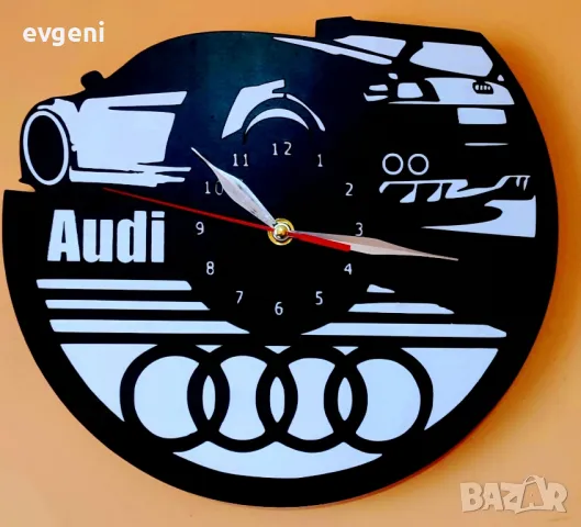 часовник 30 см  ауди  , снимка 1
