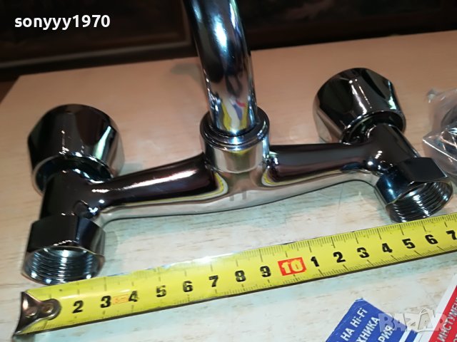 ЧЕШМА НОВА ЗА СТЕНА С ДВЕ ВРЪТКИ 0505231130, снимка 14 - Смесители - 40598268