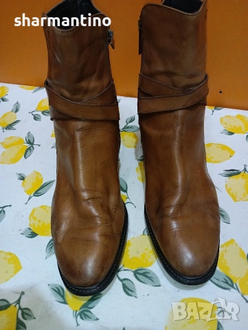 Marco Polo N 40 Каубойски кожени ботуши, снимка 4 - Дамски боти - 53360474