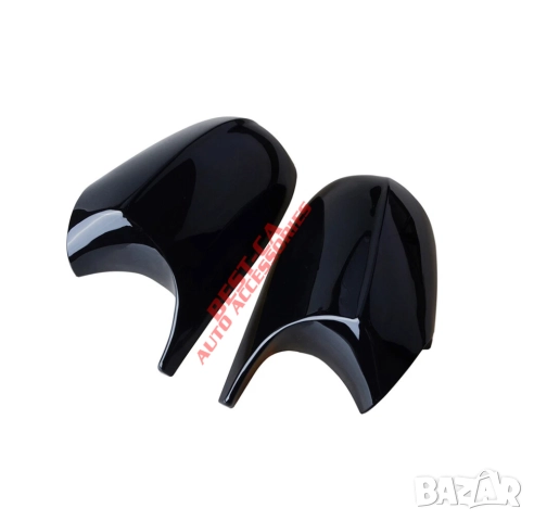 Капаци за огледала със щипки черен пиано лак Batman Style подходящи за BMW E87 E90 E91 E92 facelift, снимка 2 - Аксесоари и консумативи - 51971420