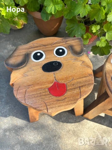 Столче / Табуретка от тиково дърво, снимка 4 - Други - 44077986