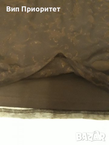 Черна лятна тънка прозрачна дантелена пола с черна мека удобна подплата - много комфортно усещане , снимка 5 - Поли - 37457052