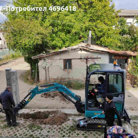 🚜 МИНИ БАГЕР + САМОСВАЛ 3.5 Т – СВОБОДНИ ЧАСОВЕ! 🔥, снимка 13 - Транспортни услуги - 52943573