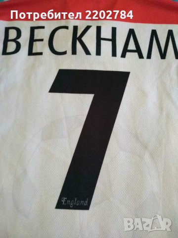 Футболна тениска Бекъм,Англия,England,Beckham, снимка 7 - Фен артикули - 30066879