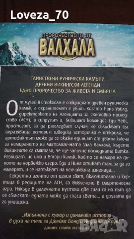 Пророчеството на Валхала, снимка 2 - Художествена литература - 51851414