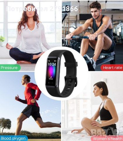 Фитнес часовник Amazon Alexa, снимка 11 - Смарт гривни - 44914169