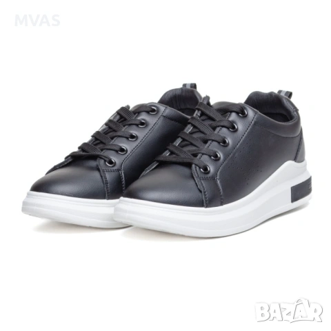 Нови дамски черни кецове 38 размер пролетни обувки, снимка 2 - Кецове - 54093486