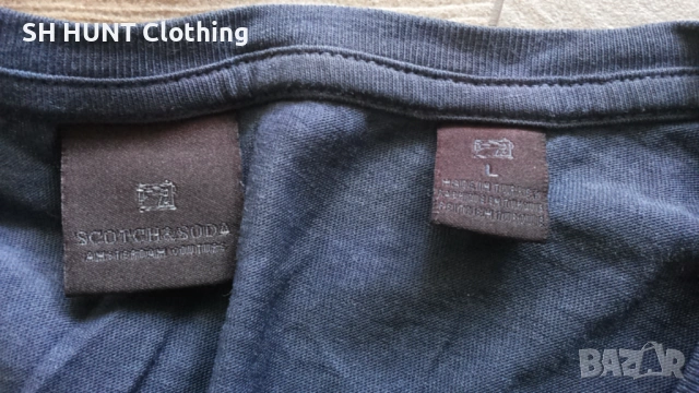 SCOTCH & SODA Mens T-Shirt размер L мъжка тениска 49-35, снимка 7 - Тениски - 53296194