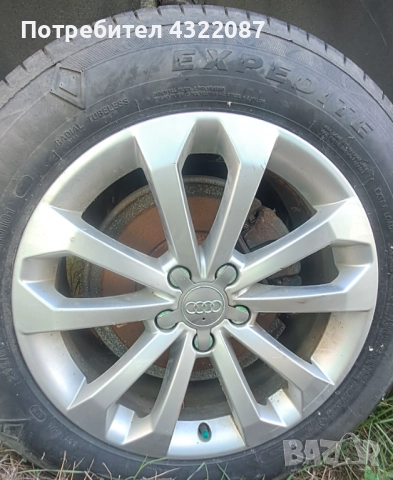 Джанти с гуми 5х112 Audi Q5 2.0 TFSI 220к.с 2014г., снимка 6 - Гуми и джанти - 51884865