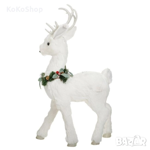 Коледен елен-70 см./Декоративен коледен елен, снимка 4 - Декорация за дома - 52321470