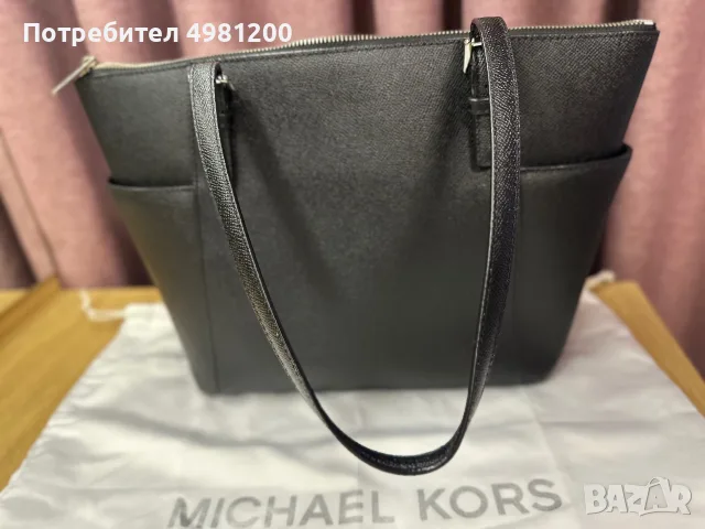 Нова оригинална черна чанта Michael Kors, снимка 2 - Чанти - 56538222