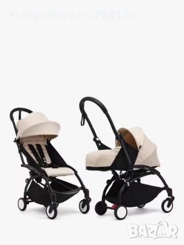Stokke YOYO3 Stroller + 2 коша + BeSafe YOYO столче за кола–Чисто нови, снимка 5 - За бебешки колички - 54052640