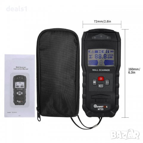 MUSTOOL MT55 Цифров детектор Откриване на проводници под напрежение, снимка 4 - Друга електроника - 39860973