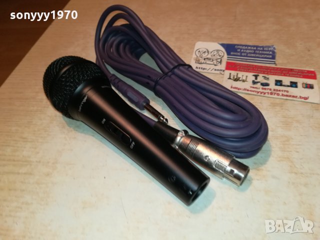 behringer mic+cable 1901221044, снимка 9 - Микрофони - 35485958