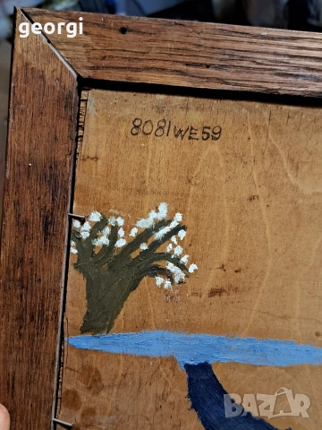 авторска картина "Усмихнато момче" маслени бои върху дървена основа , снимка 13 - Картини - 53035820