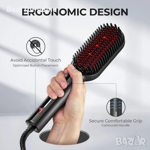 Четка за изправяне на коса TYMO, снимка 6 - Друга електроника - 54157258