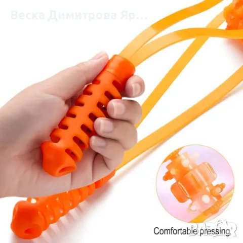 Ръчно масажно въже – 100 см, за мускулна релаксация, снимка 5 - Други - 49169646