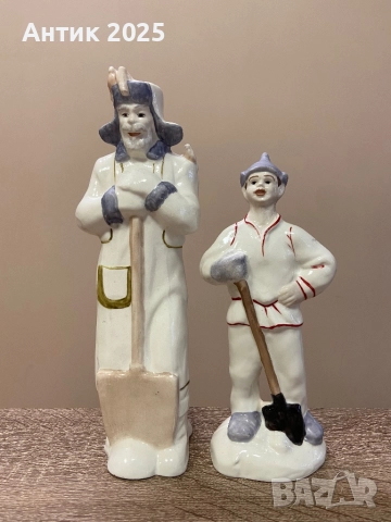 Колекция порцеланови фигури от завода Коростен (37 бр.), снимка 8 - Антикварни и старинни предмети - 52410777