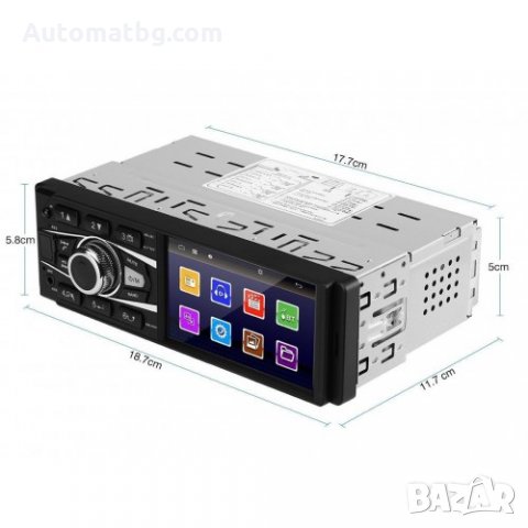 MP3 Радио плейър за кола Automat, 4.1 инча, Bluetooth, снимка 2 - Аксесоари и консумативи - 31875347