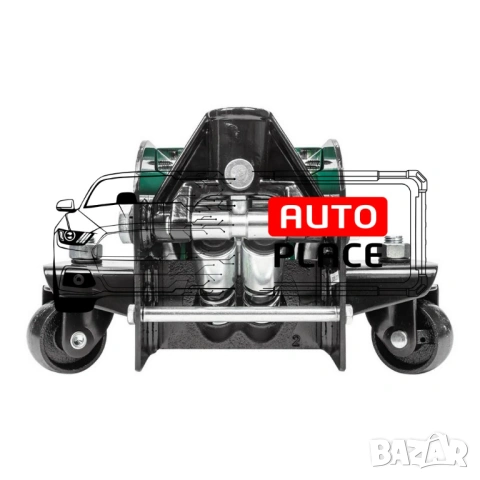 Нископрофилен крик с 2 помпи и усилена конструкция 3 тона 80 – 508 мм RockForce, снимка 4 - Други инструменти - 54032759