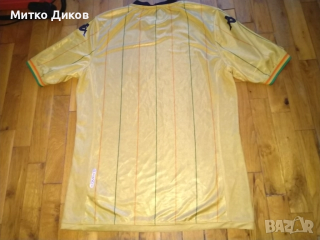 Спортна тениска лъскава материя маркова на Каппа Венеция Италия игрална размер С като нова, снимка 9 - Футбол - 51665574