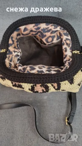 Чанта леопардов принт, снимка 2 - Чанти - 47554067