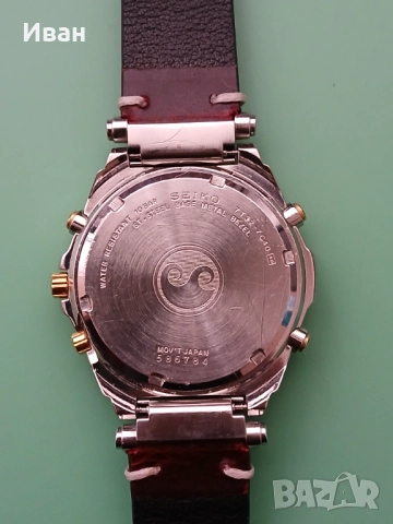 Часовник Seiko Chronograph Alarm, снимка 4 - Мъжки - 51581743