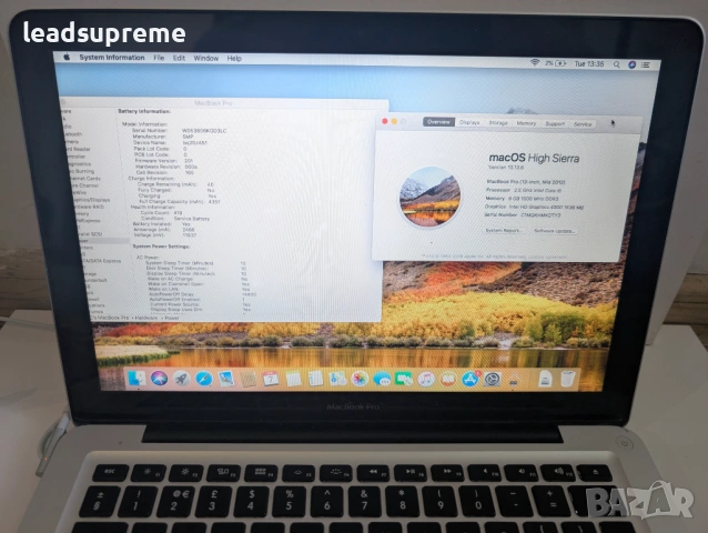 MacBook Pro 13 2012 i5 8gb 128gb ssd , снимка 3 - Лаптопи за дома - 54121761