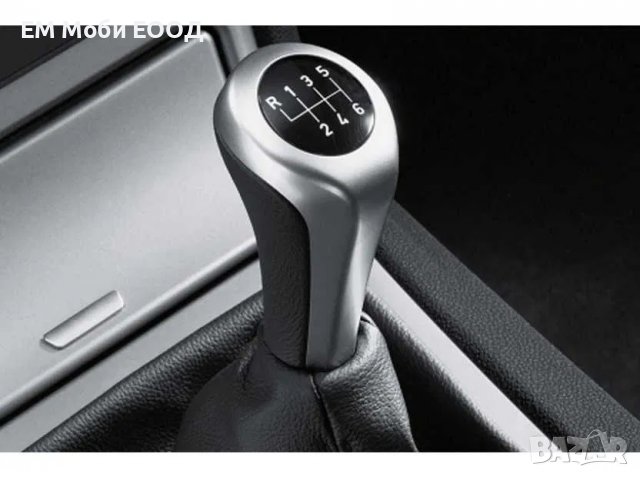 Топка Кожа за Скоростен лост за БМВ BMW 3 5 6 Е46 Е53 Е60 Е63 Е90 Е92 X3 X5, 5/6 скорости, снимка 3 - Аксесоари и консумативи - 33081461
