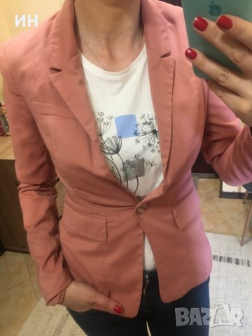 Лятно сако в цвят пудра, снимка 5 - Сака - 37337930