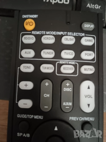 Дистанционно за ONKYO AV ресивър, снимка 3 - Ресийвъри, усилватели, смесителни пултове - 51779651
