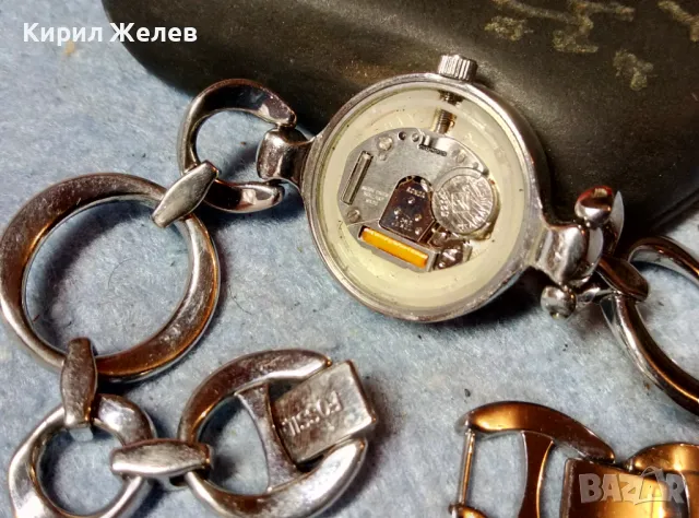 FOSSIL ФешънАРТ КВАРЦОВ ЧАСОВНИК ФОСИЛ SWISS PARTS TAILAND MADE Машина RONDA 1 JEWEL Без Капак 34901, снимка 9 - Дамски - 48288555