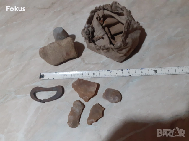 Хайдушки комплект чакмак кремък прахан, снимка 4 - Антикварни и старинни предмети - 53267095