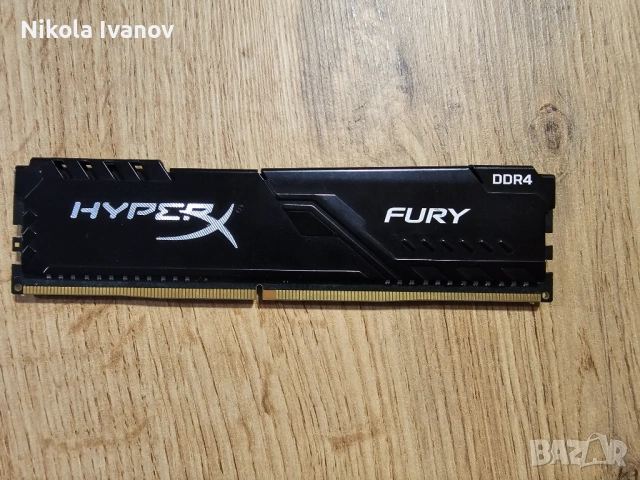 8GB DDR4 Kingston Fury 2666MHz RAM памет | CL16 | 16-18-18-39 1.2V | Тествана!