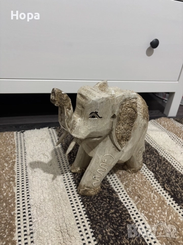 Слонче от дърво , снимка 13 - Статуетки - 52681565