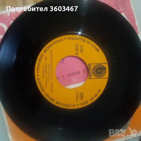 Юли Джонголска и Сигнал, снимка 5 - Грамофонни плочи - 53221841