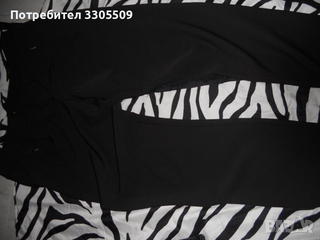 Нов Спортно Елегантен или Официален Дамски Панталон Черен размер М Л ХЛ XXL, снимка 4 - Панталони - 37181735