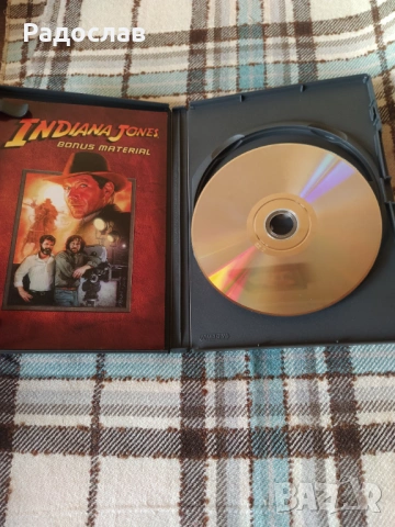 4 бр. DVD Индиана Джоунс филми + бонус материал , снимка 11 - DVD филми - 53321916