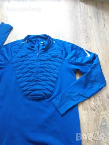 Nike Therma-FIT Winter Warrior Strike Drill Top - мъжка фитнес блуза КАТО НОВА S, снимка 8 - Блузи - 49103796