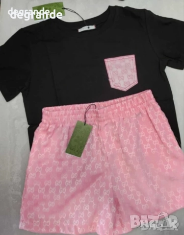 Уникален жакардов сет Gucci от две части, снимка 2 - Комплекти - 51467451