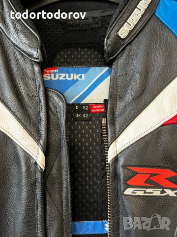Кожен мото екип BUSE-SUZUKI GSXR Edition ,размер 52-M/Lголяма гърбица 545.68 лв. / 279 €, снимка 8 - Аксесоари и консумативи - 54104763