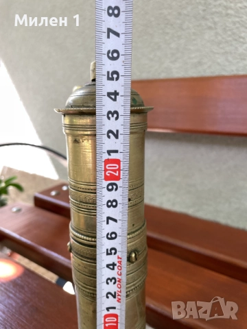 Стара бронзова мелница, снимка 5 - Антикварни и старинни предмети - 51631746