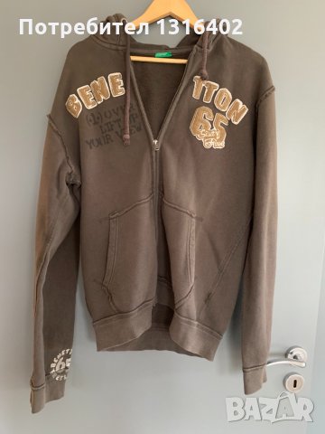Мъжко горнище “Benetton”, размер L/XL, снимка 1