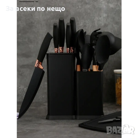 Силиконов кухненски комплект - 19 части, снимка 3 - Прибори за хранене, готвене и сервиране - 53244729