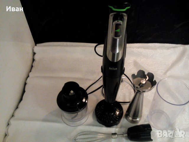 Мощен Пасатор с чопър BRAUN MULTIQUICK AKTIVBLADE 1000W, снимка 10 - Чопъри и пасатори - 40257297