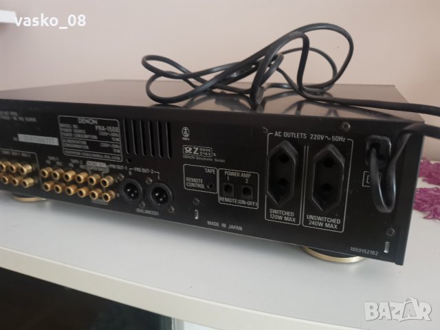 Denon pra 1500, снимка 10 - Ресийвъри, усилватели, смесителни пултове - 35262596